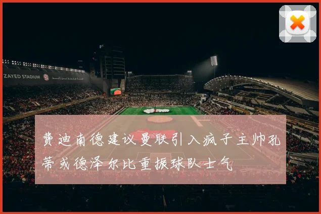 费迪南德建议曼联引入疯子主帅孔蒂或德泽尔比重振球队士气