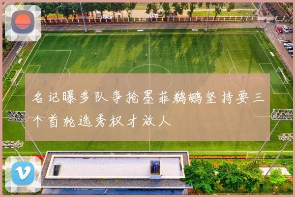 名记曝多队争抢墨菲鹈鹕坚持要三个首轮选秀权才放人
